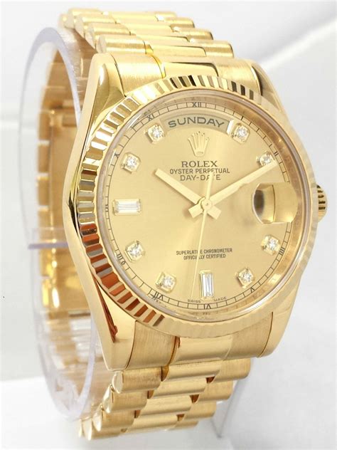 rolex day-date president 118238 18k anni 80|rolex 36mm day date president.